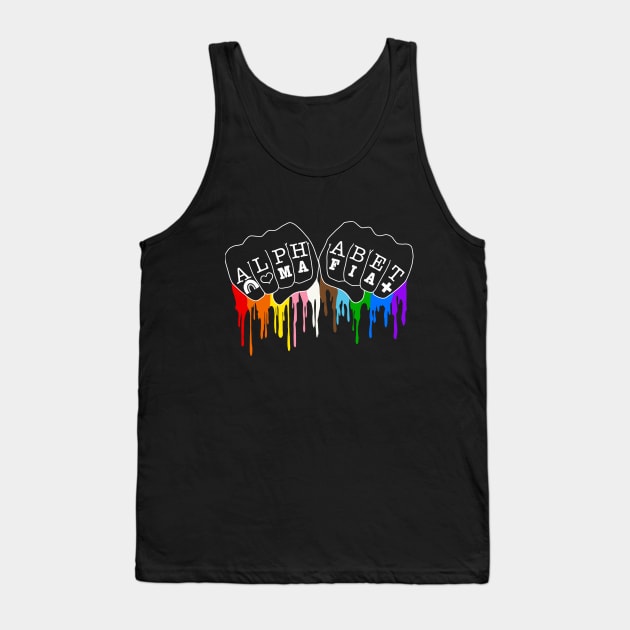 Alphabet Mafia 3 Tank Top by Studio Lockhart